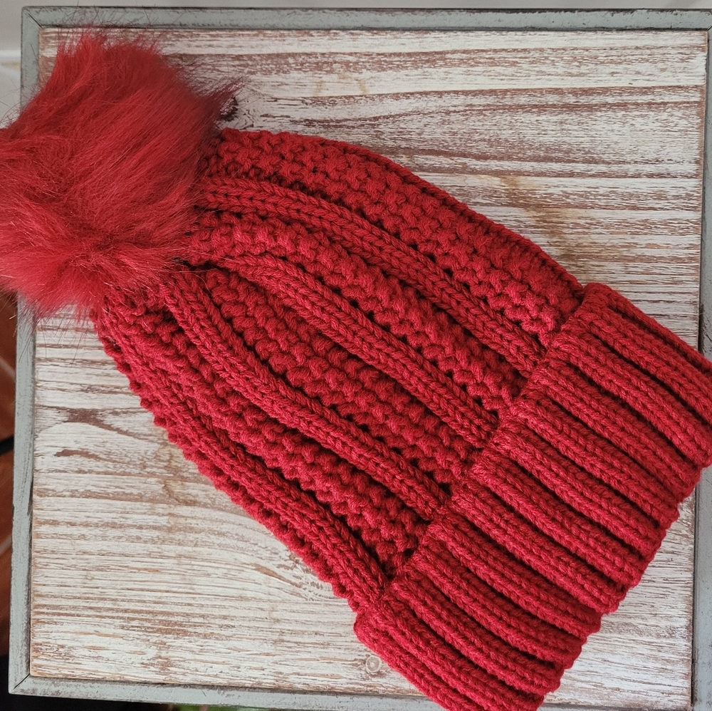 Brand new brick colored winter hat!